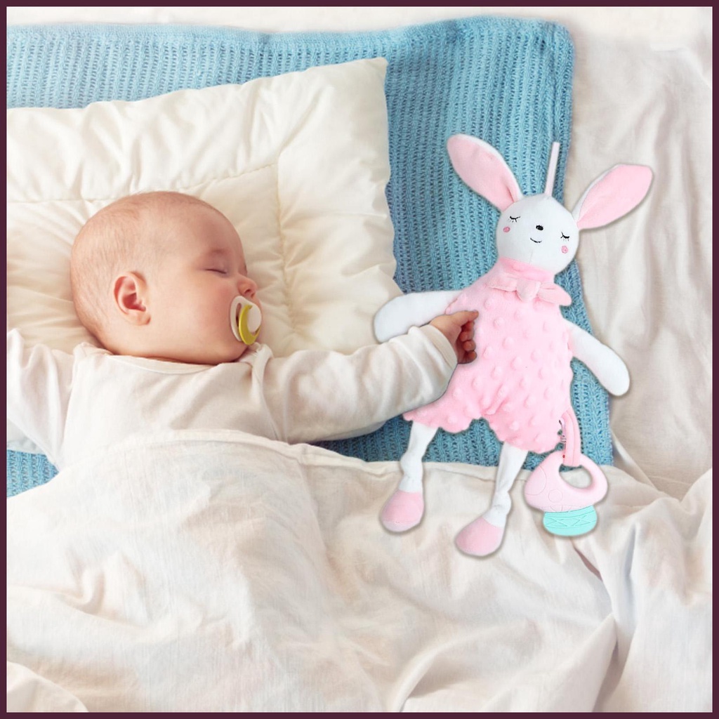 Đồ Chơi Nhồi Bông 3D Mềm Mại An Toàn Cho Bé Mọc Răng