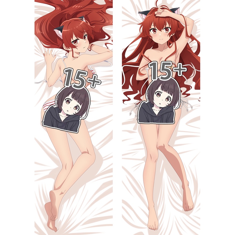 Vỏ Gối In Hình Nhân Vật Hoạt Hình Mushoku Tensei Roxy Migurdia Eris Greyrat Sylphiette