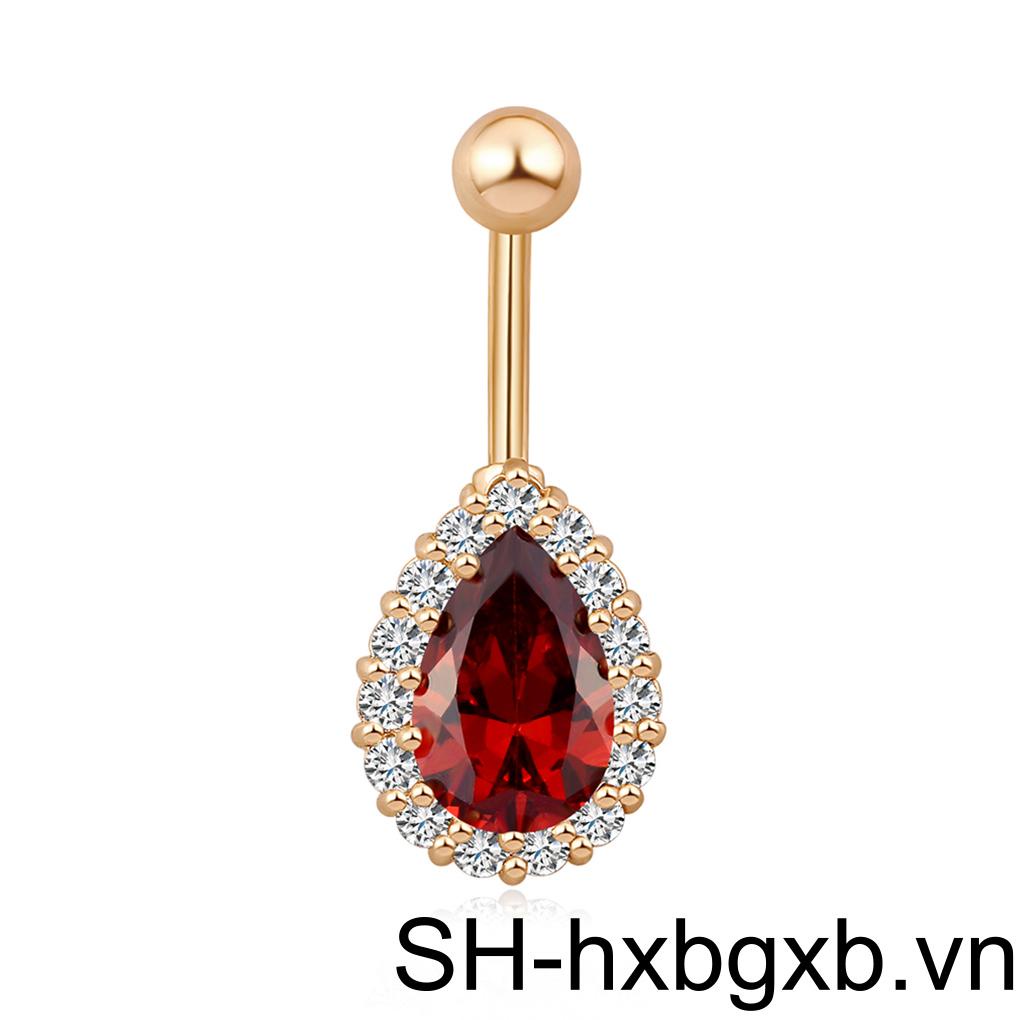 Khuyên RốN HìNh GiọT NướC BằNg ThéP Y Tế