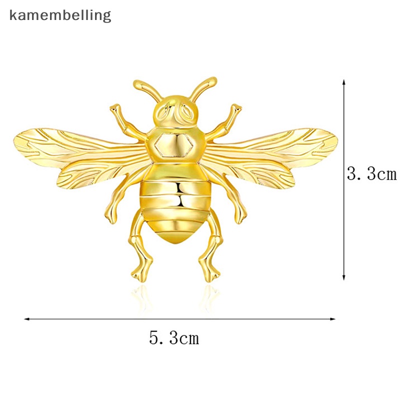 Trâm Cài Áo Hình Con Ong Bằng Hợp Kim Phong Cách Retro Dành Cho Nữ