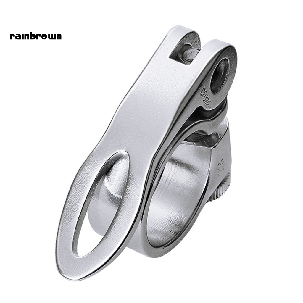 &lt; Rainbrown &gt; Kẹp Cố Định Yên Xe Đạp Bằng Hợp Kim Siêu Nhẹ Chống Oxy Hóa Chất Lượng Cao