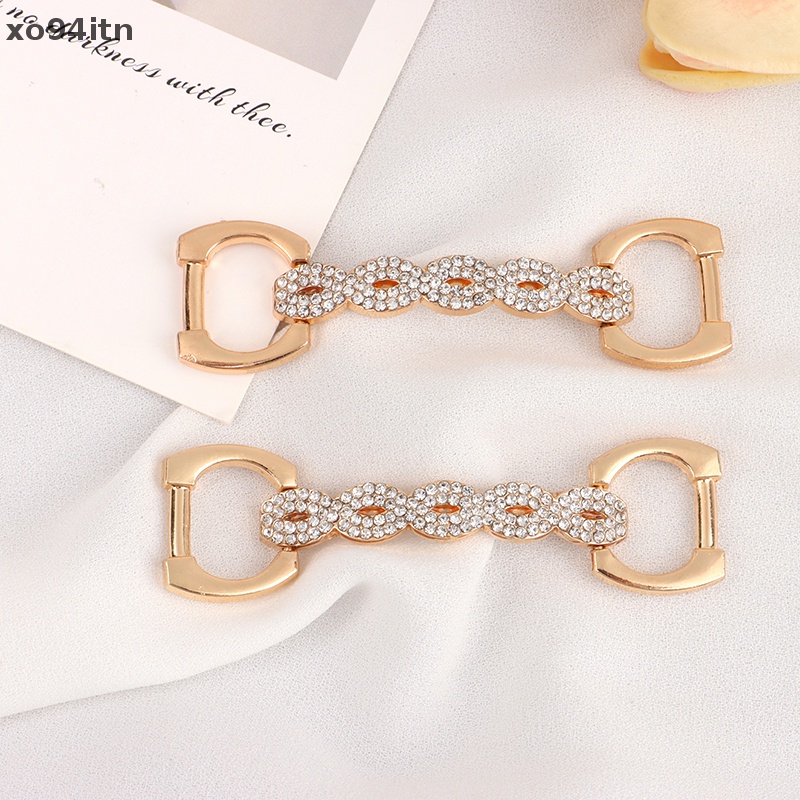 1 Khóa Kẹp Chữ Ch Đính Đá Trang Trí Giày Cao Gót