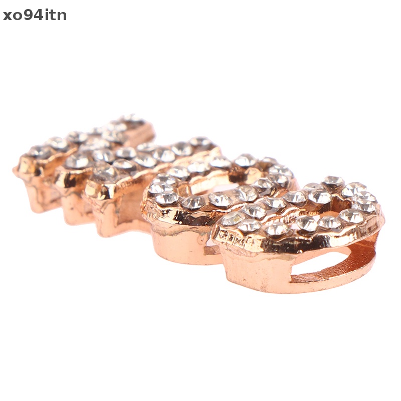 1 Cặp Phụ Kiện Kẹp Giày Cao Gót Đính Đá Cho Cô Dâu