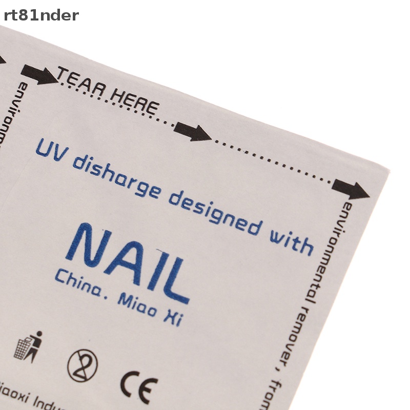 Bộ 200 Miếng Tẩy Sơn Móng Tay Bằng Gel UV Dùng Một Lần