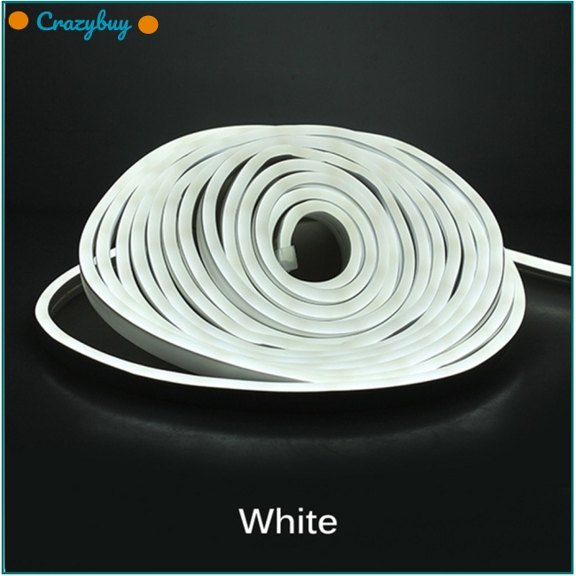Cr Bộ Dây Đèn Led Neon Silicon Dẻo 2835 5m 12v Điện Áp Thấp Chống Nước Linh Hoạt 6 X 12