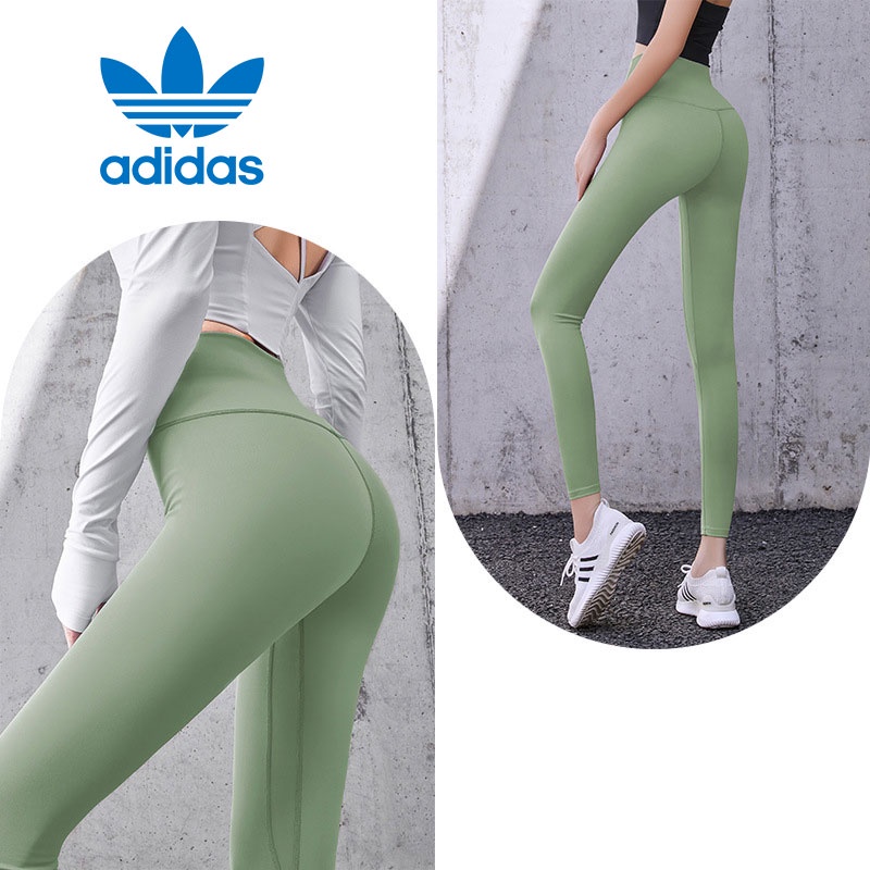 Quần Legging Thể Thao Adidas Lưng Cao Chất Liệu Thấm Hút Khô Thoáng Nhanh Chóng