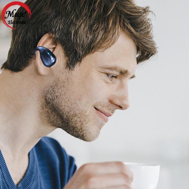 Tai Nghe Nhét Tai Bluetooth Không Dây Chống Tiếng Ồn Thiết Kế Dạng Kẹp Tiện Dụng