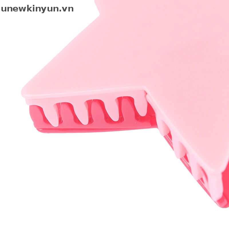 Kẹp Tóc Móng Vuốt Lớn Hình Ngôi Sao Năm Cánh Lấp Lánh Dễ Thương Cho Nữ