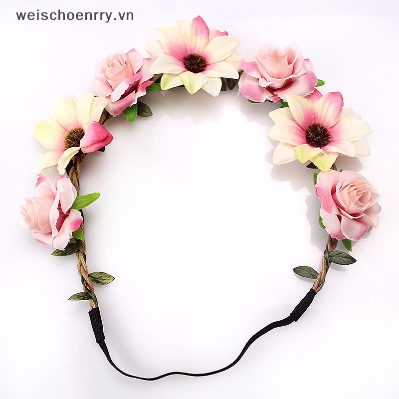 Vòng Hoa Đội Đầu Kiểu Công Chúa Cho Đám Cưới