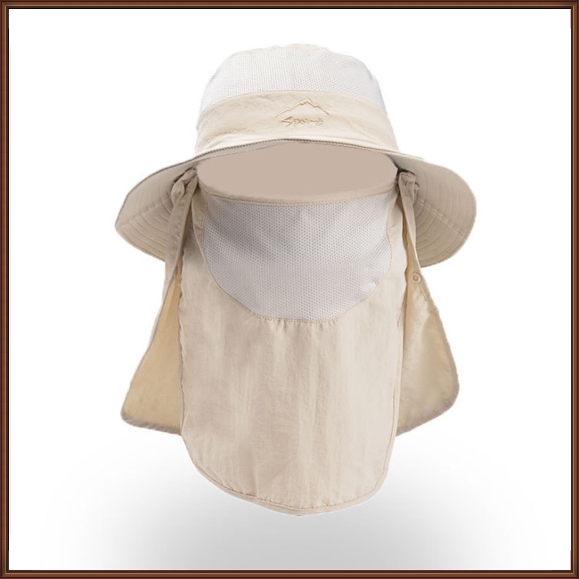 Mũ Rộng Vành Chống Nắng Thoáng Khí Khô Nhanh Thời Trang Mùa Hè Cho Nam Và Nữ