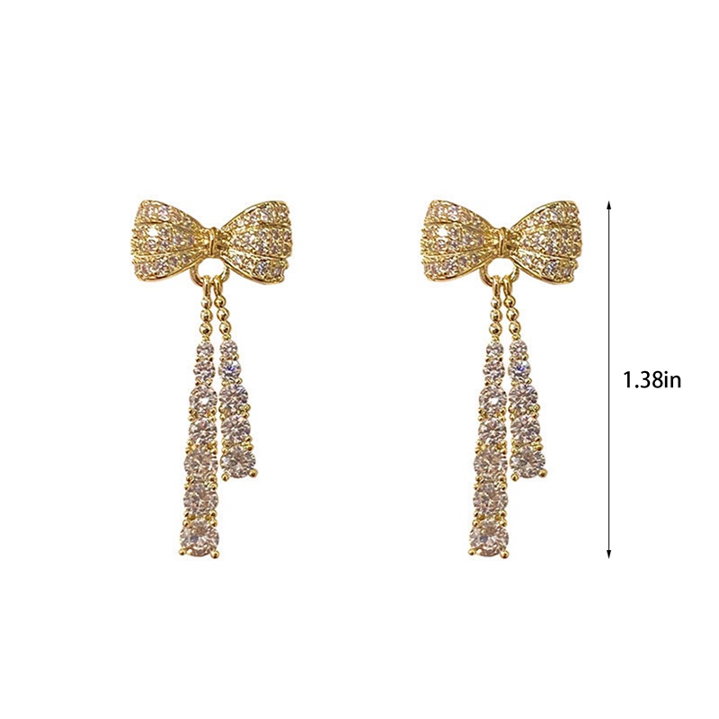 Bông Tai Hình Trái Tim Nhiều Lớp Phối Tua Rua Sang Trọng Thời Trang