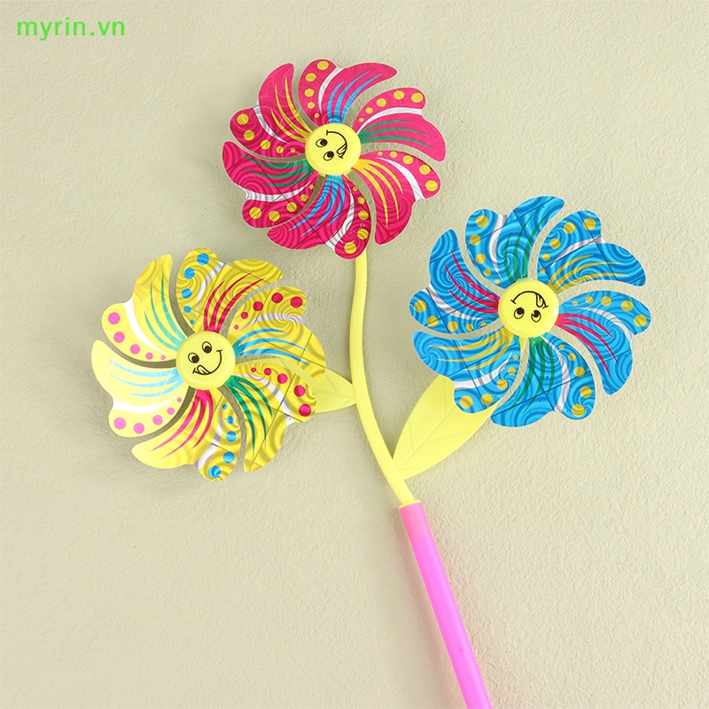 1 Con Quay Hình Cối Xay Gió 3D Nhiều Màu Trang Trí Sân Vườn