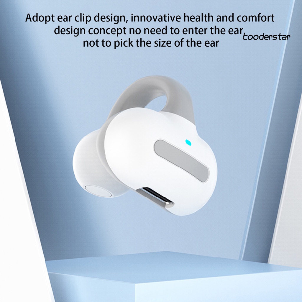 (COOD) Tai Nghe Thể Thao M-S8 Kẹp Tai Cảm Ứng Xương Chống Nước Bluetooth 5.3 HiFi Âm Thanh Sống Động Dùng Tại Nhà