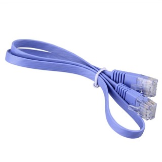 1Pcs Super High Speed Rj45 Cat6 8P8C Flat Ethernet Patch Network Lan Cable 0.5M [Q/2]