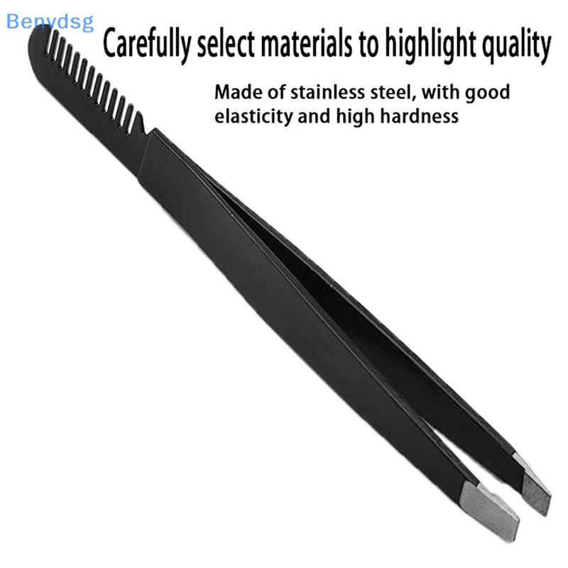 Nhíp Nhổ Lông Mày 2 Trong 1 Bằng Thép Không Gỉ Tiện Dụng