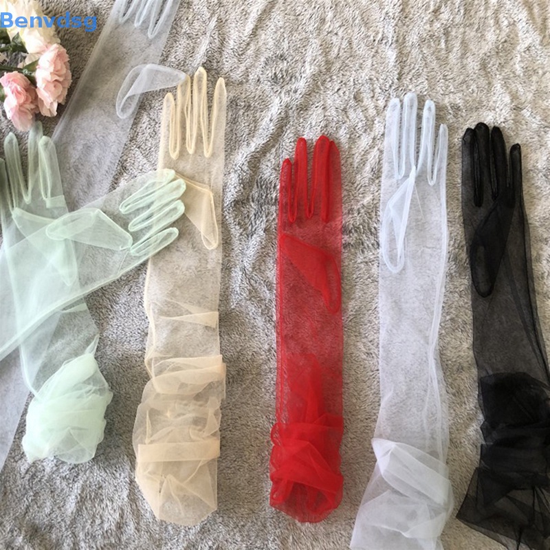 Găng Tay Lưới Dài Thời Trang Cho Cô Dâu Ngày Halloween