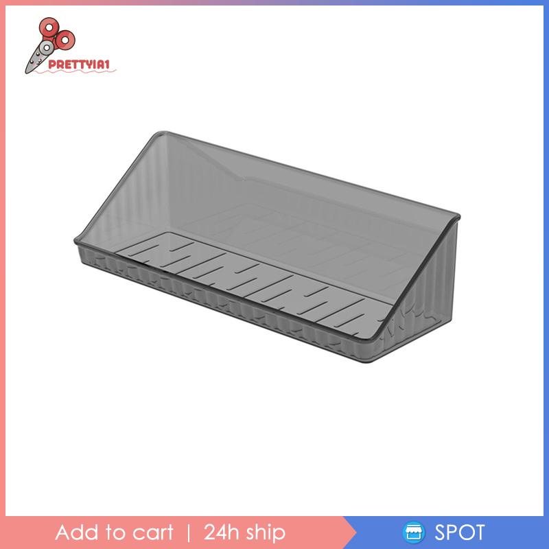 [Prettyia1] Kệ Nổi Trong Suốt Không Cần Khoan Đựng Đồ Nhà Tắm Hoặc Phòng Ngủ