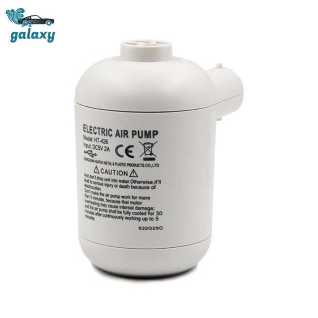 Galaxy Máy Bơm Hơi Điện Tử Cổng Usb Gọn Nhẹ Cho Phao Bơi