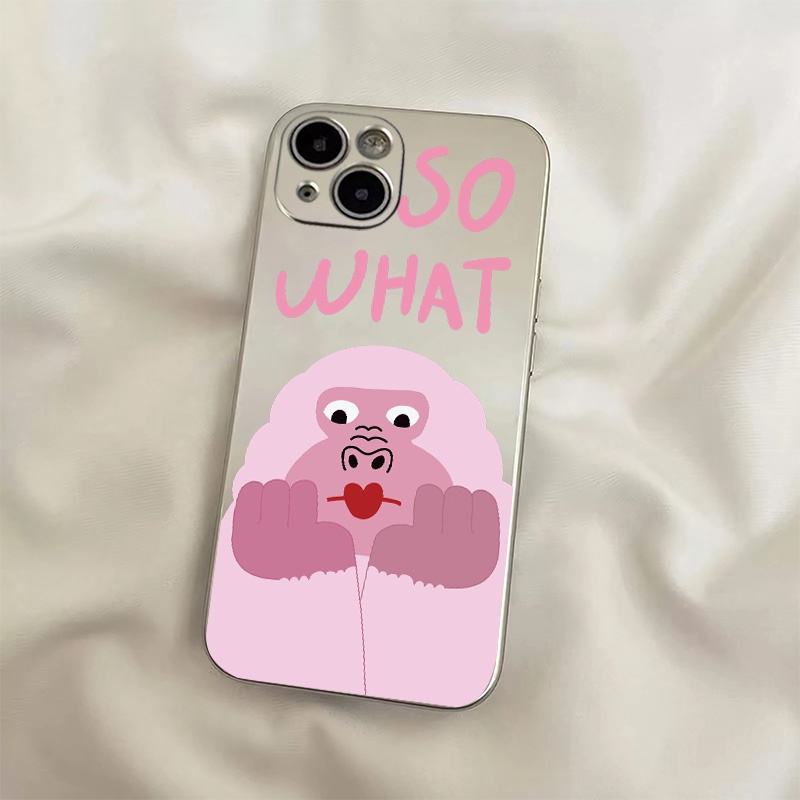 Ốp Điện Thoại TPU Silicon Mềm Chống Sốc Mạ Điện Hình Đôi Mắt Thiên Thần Cho IPhone 11 14 13 12 Pro XS Max XR X 8 + 7 6S Plus