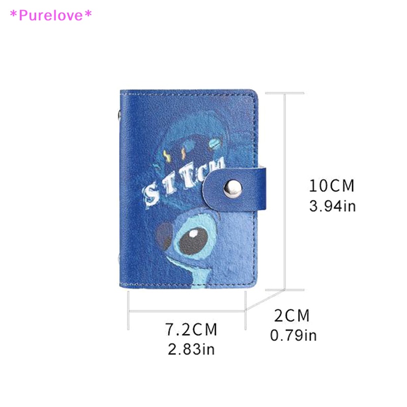 1 Túi Da Đựng Thẻ / Bằng Lái Xe Họa Tiết Hoạt Hình Dễ Thương Mới