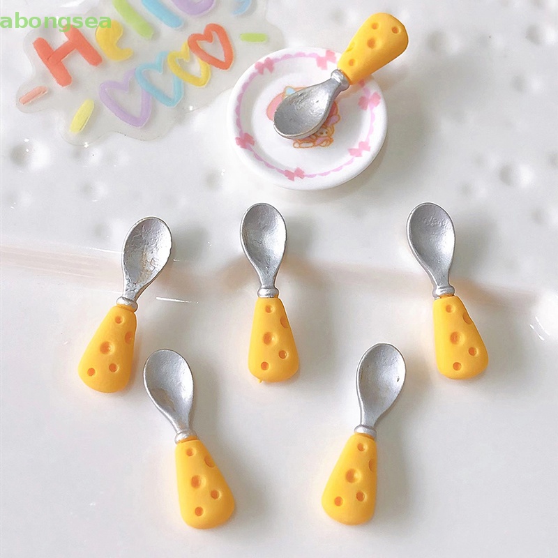 10 Muỗng Xúc Mini Trang Trí Nhà Búp Bê