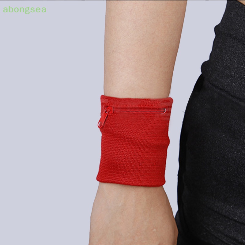 Abongsea Băng Đeo Cổ Tay Thoáng Khí Thấm Hút Mồ Hôi Khi Chạy Bộ / Đạp Xe Dành Cho Nam Và Nữ