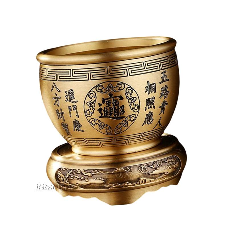 Bộ 2 Bát Phong Thủy Bằng Đồng Thau Dùng Trang Trí Văn Phòng / Khách Sạn
