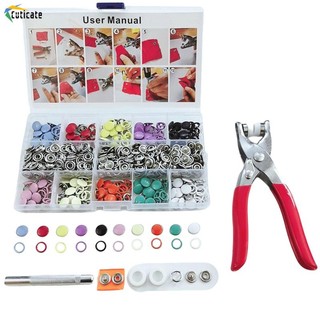 Snap Fasteners Tool Nút bấm kim loại Nhẫn có Kìm buộc