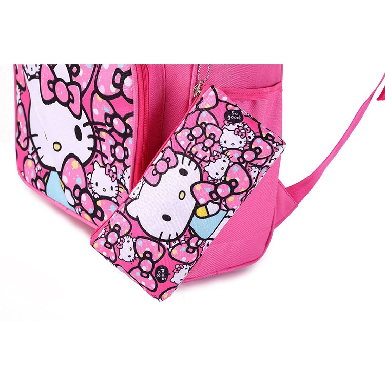 Ba Lô Đi Học Sức Chứa Lớn In Họa Tiết My Melody Kuromi Hellokitty Cinnamoroll Dễ Thương Cho Bé Gái