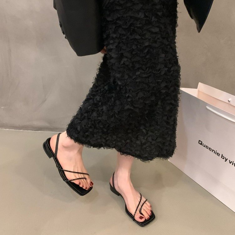 Kisstyle Dép Sandal Đế Bằng Thoải Mái Thời Trang Đi Biển Mùa Hè Cho Nữ