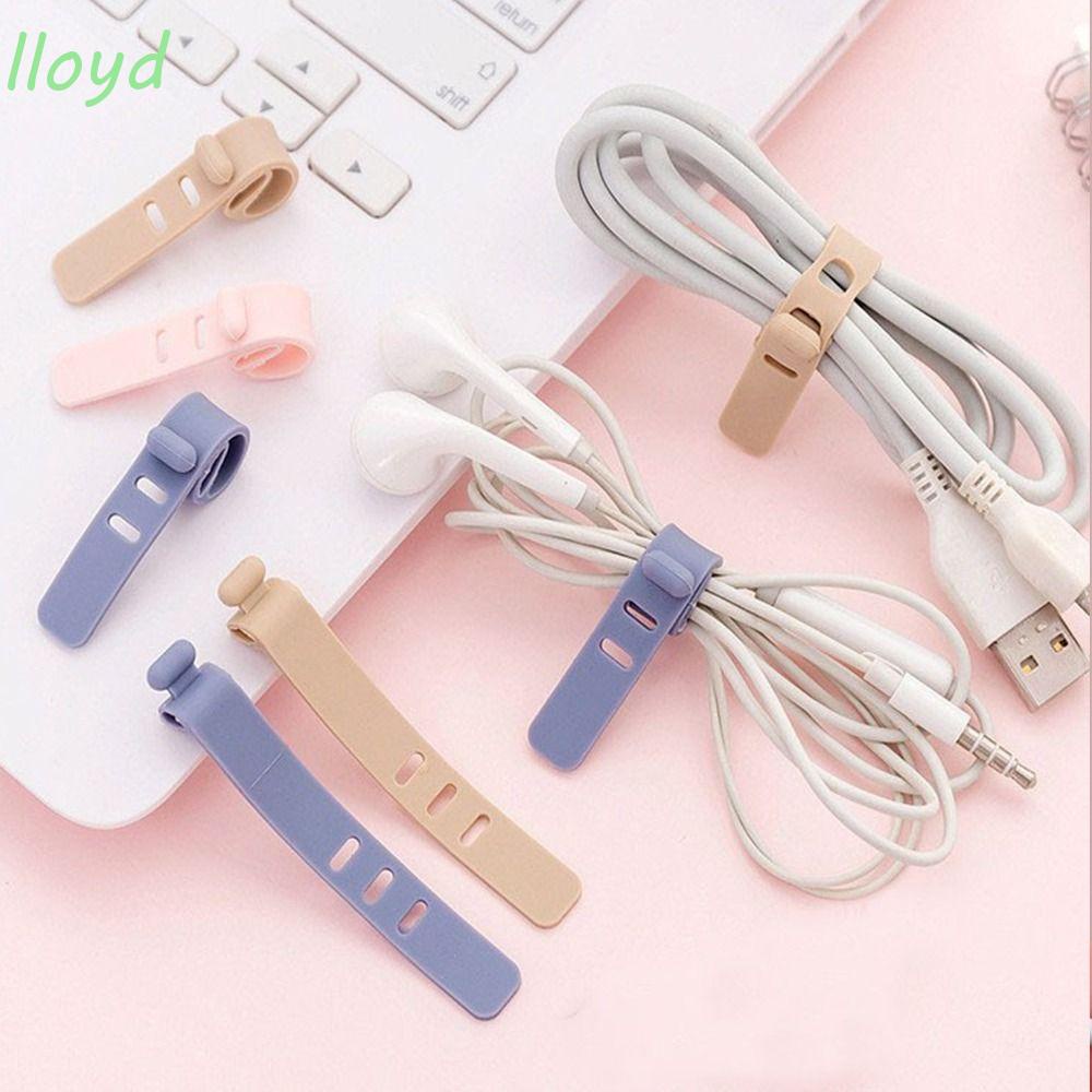 Bộ 10 Dây Quấn Dây Cáp Chuột Máy Tính Có Thể Tái Sử Dụng