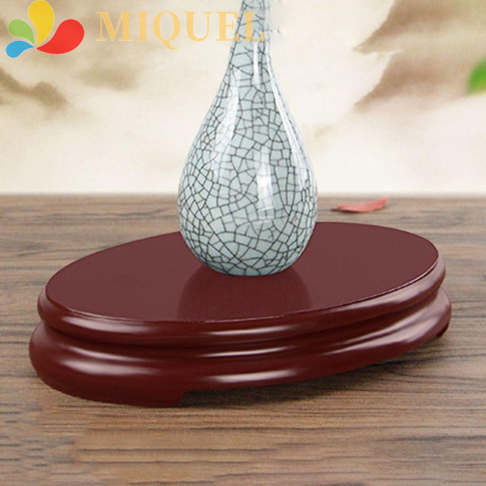 1 Giá Đỡ Bình Hoa Bằng Gỗ Trơn Dùng Trang Trí Nhà Cửa