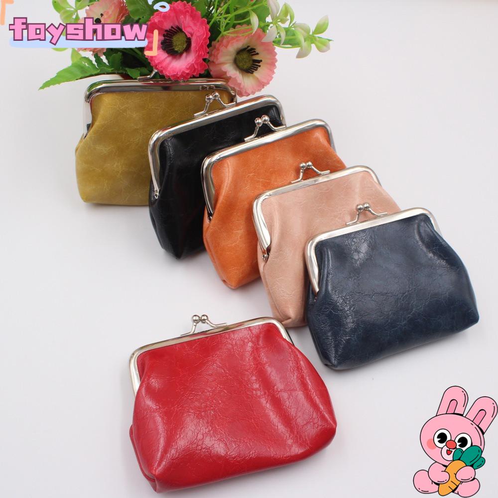 Ví Da Pu Cầm Tay Nhỏ Xinh Đựng Tiền Xu Tiện Dụng Cho Nữ