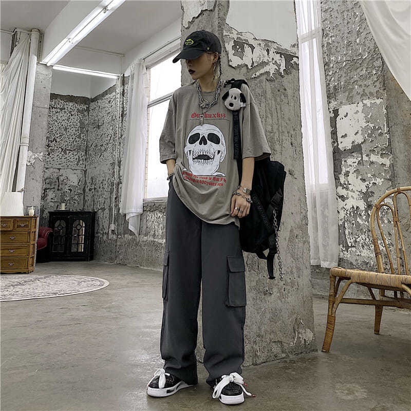 Quần ống rộng Lưng Cao Thiết Kế Mới Đơn Giản Thời Trang Mùa Hè Dành Cho Nữ