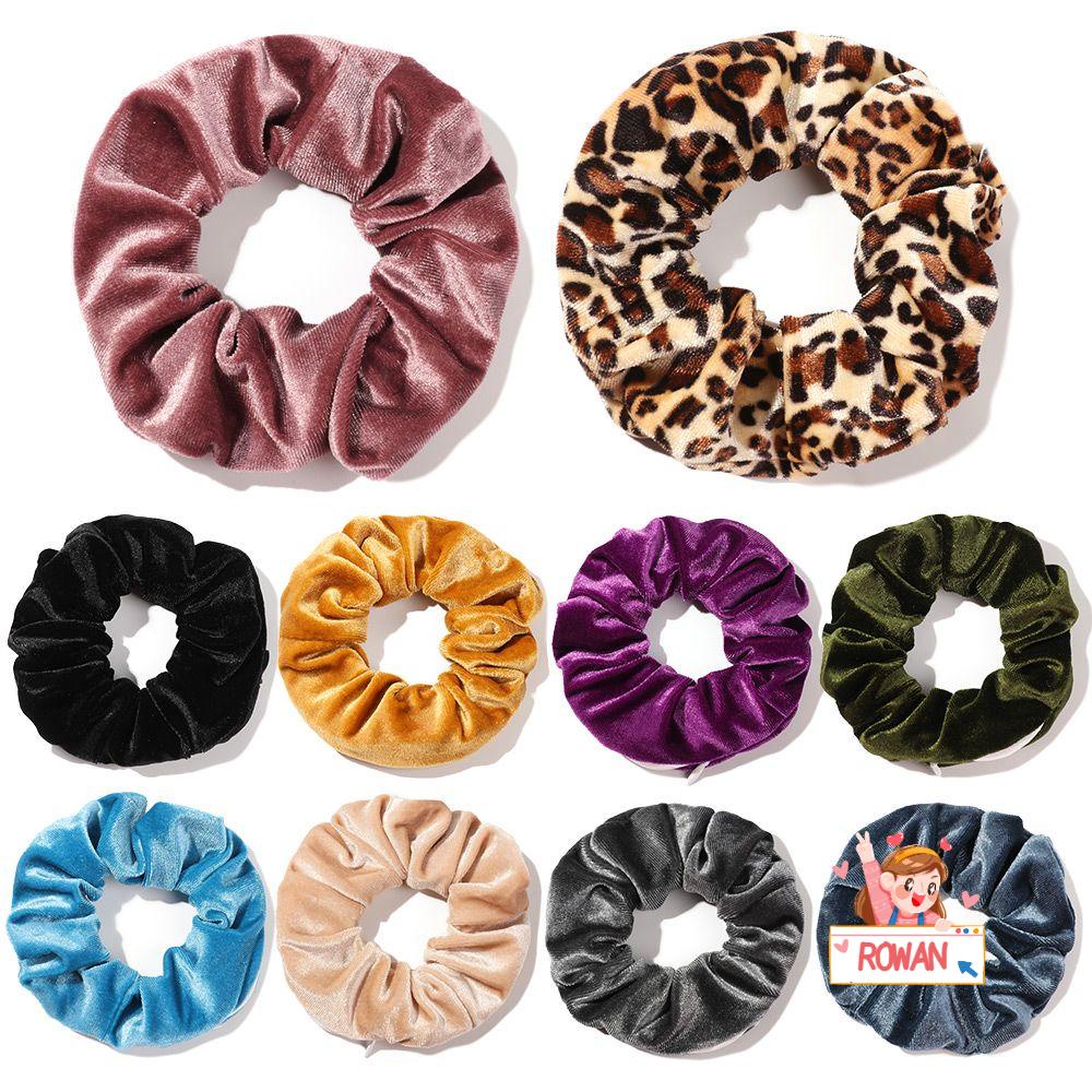 Dây Cột Tóc Co Giãn Màu Trơn Có Túi Lớn Dành Cho Nữ