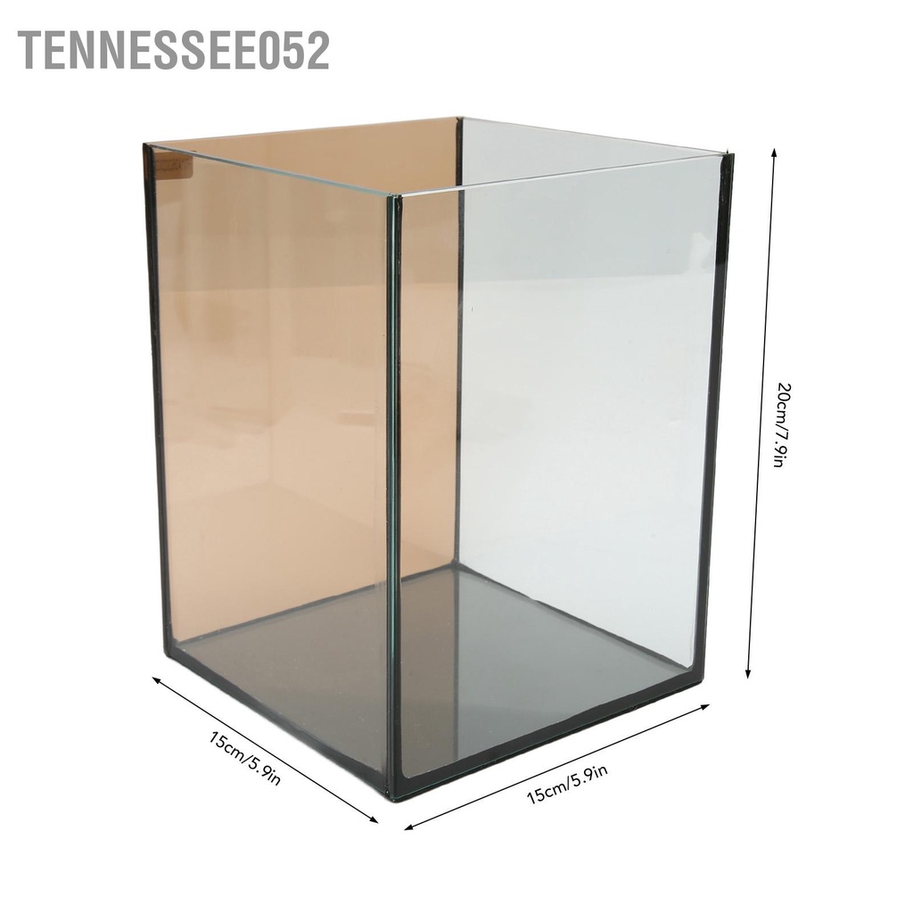 Tennessee052 Bộ Bể Cá Sáng Tạo Đa Năng Nhỏ Khởi Đầu Có Bơm Lọc Đèn LED Kẹp Trang Trí Máy Tính Để Bàn