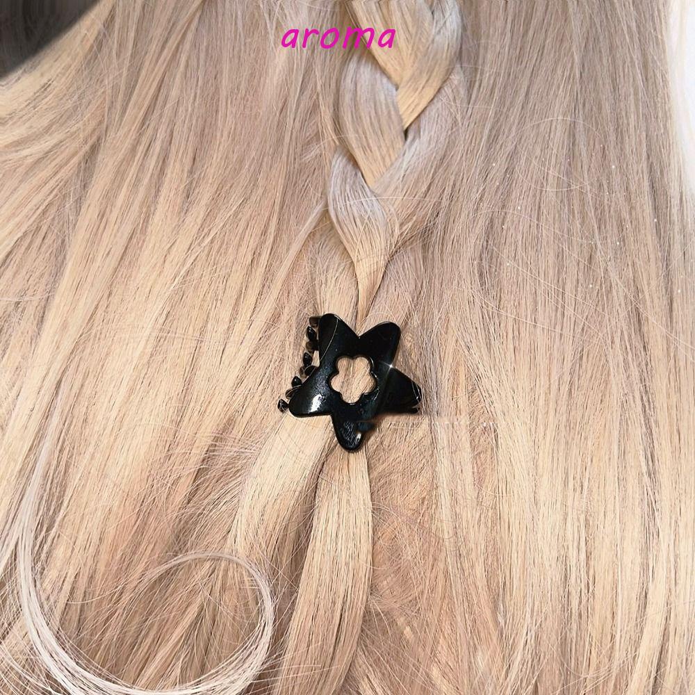 Kẹp Tóc Nhựa Hình Hoa / Cá Mập Rỗng Thời Trang Thanh Lịch Cho Nữ Y2k