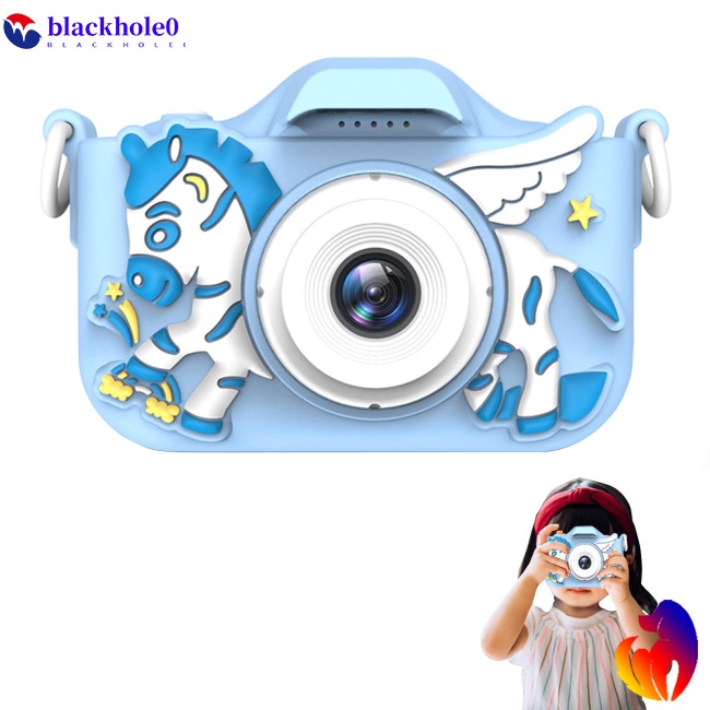 Máy Ảnh Kỹ Thuật Số 2.0ips Mini Họa Tiết Hoạt Hình Dễ Thương Cho Bé