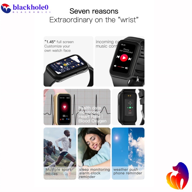 Đồng Hồ Thông Minh BH G132 Màn Hình Màu 1.45inch Theo Dõi Sức Khỏe Chống Thấm Nước