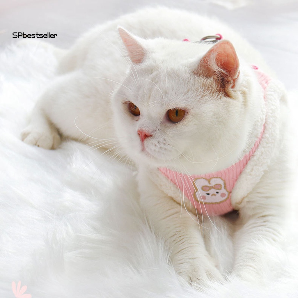 1 Set Dây Dắt Thú Cưng Đi Dạo Chống Rách Có Khóa Mềm Mại Tiện Dụng