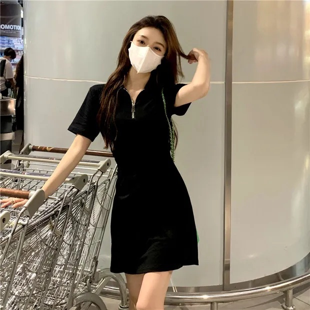 Đầm Polo Tay Ngắn Phong Cách Mùa Hè Mới HZFWC1138