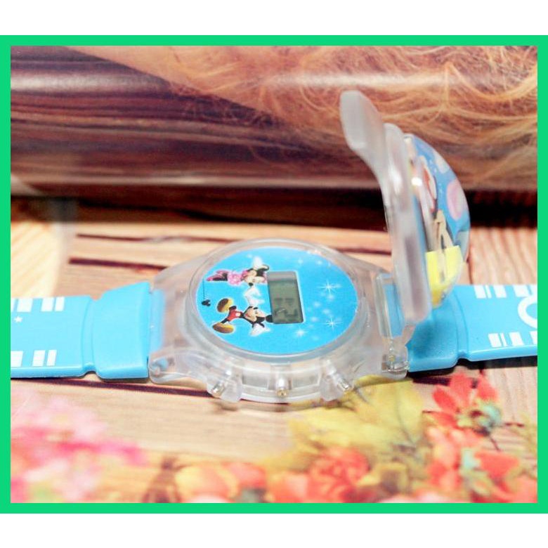 Đồng Hồ Đeo Tay Điện Tử Họa Tiết Chuột Dễ Thương Cho Bé