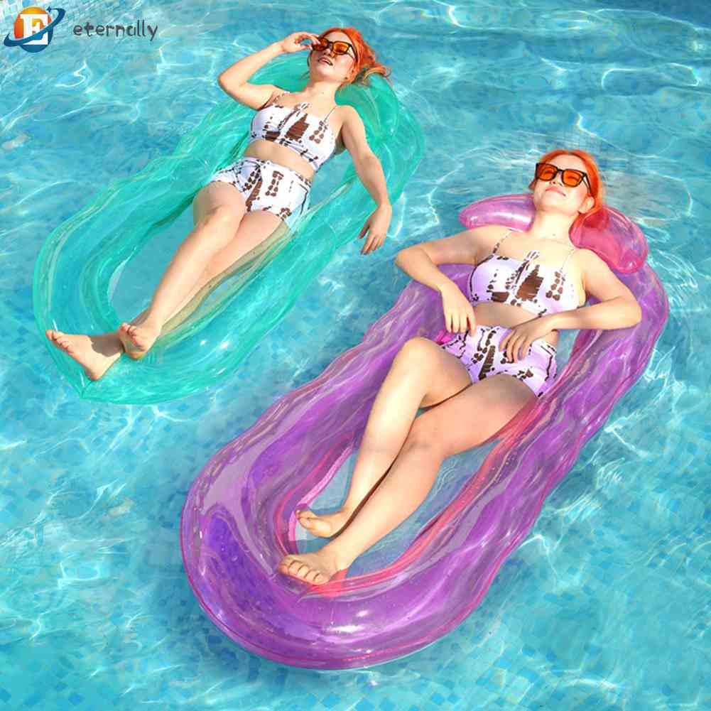 Phao Bơi Bơm Hơi Dạng Giường Nằm Nổi Có Thể Gấp Gọn