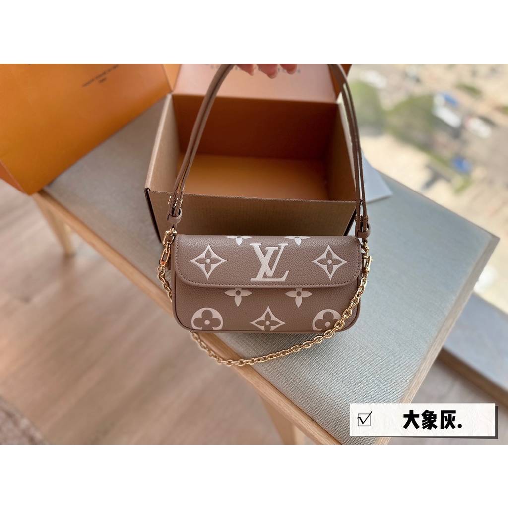 L- Túi Đeo Vai / Kẹp Nách Bằng Vải Ivy Woc Mới