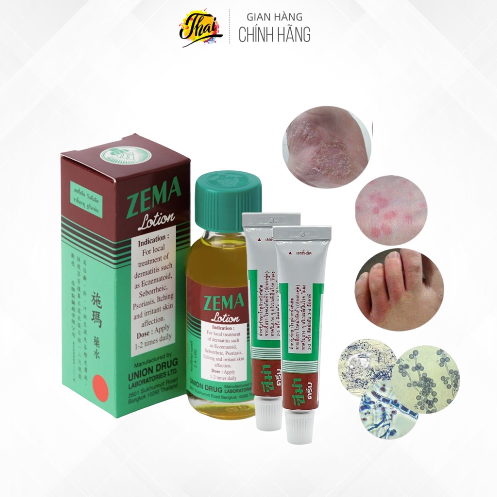 Lọ bôi ngoài da Zema thái lan