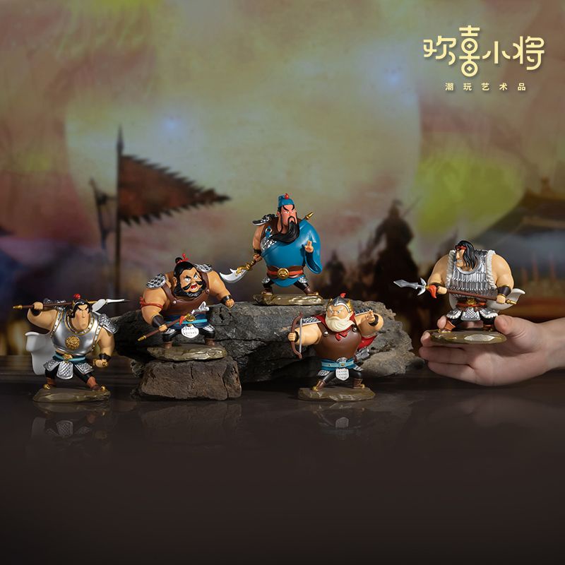 Mô Hình Nhân Vật Guan Yu Zhang Fei Zhao Yun Để Bàn Trang Trí