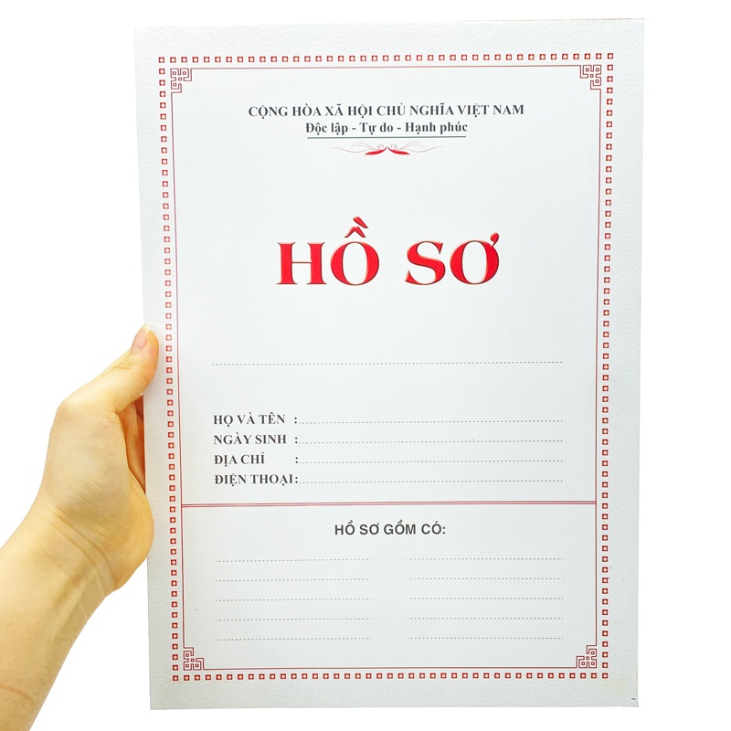 Bộ Hồ Sơ Cao Cấp 02 - Fahasa