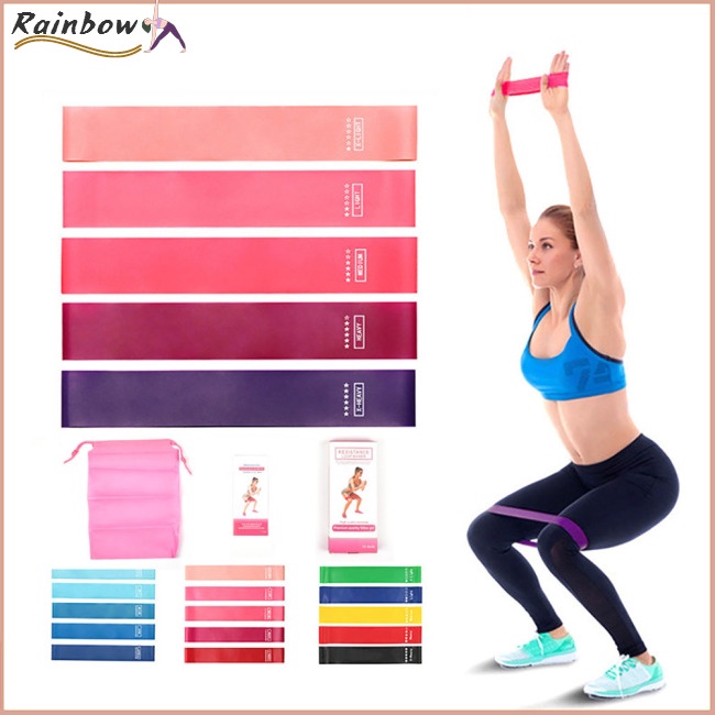 Dây Đai Kháng Lực Co Giãn Chống Mài Mòn Luyện Tập Yoga / Thể Hình