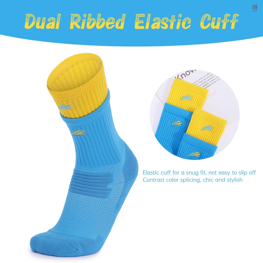 Vớ Thể Thao Thoáng Khí Có Gân Kép Chống Ẩm Thoáng Khí Cho Nam Và Nữ