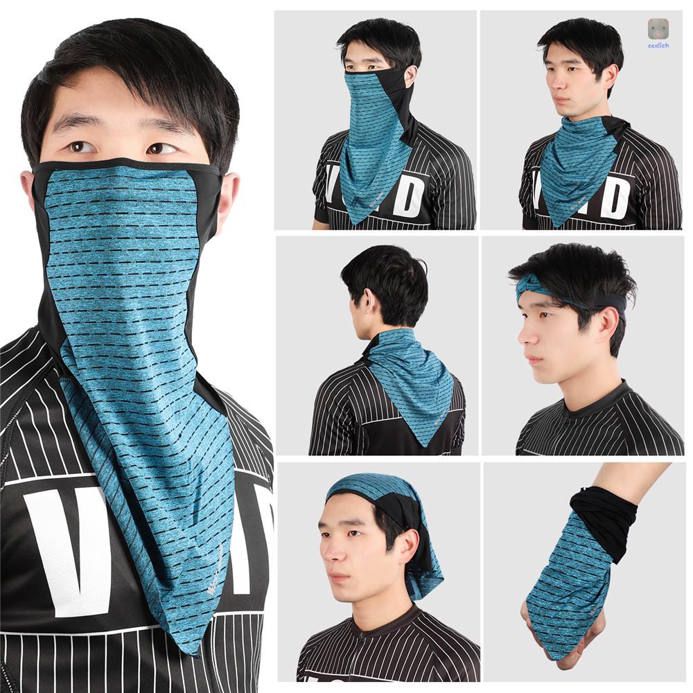 Khăn Che Mặt Bằng Lụa Chống Lạnh Chống Gió Dùng Khi Lái Xe Ngoài Trời Vào Mùa Hè